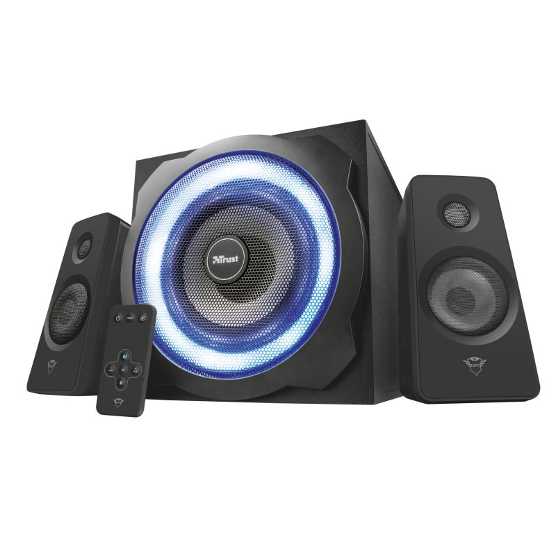 Trust GXT 629 Tytan RGB Illuminated 2.1 Speaker Set Black