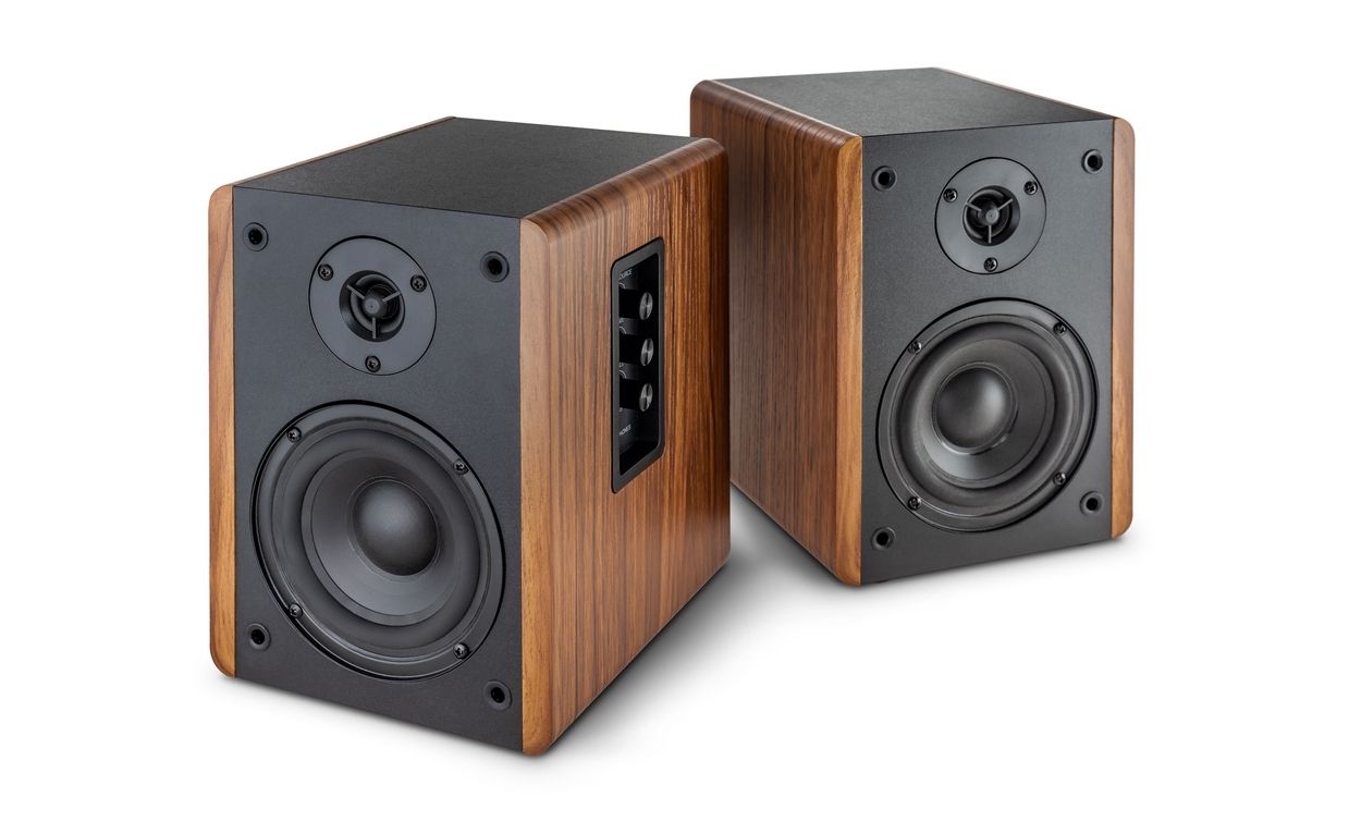 wavemaster  Base Bluetooth Speaker System Wood/Grey