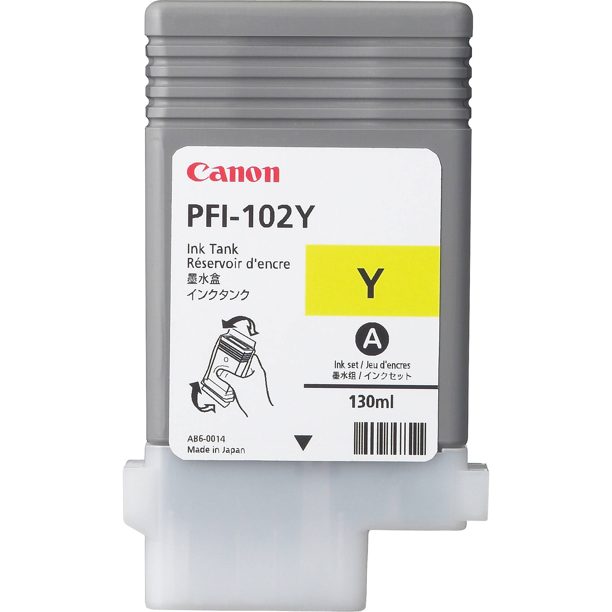 Canon PFI-102Y Yellow