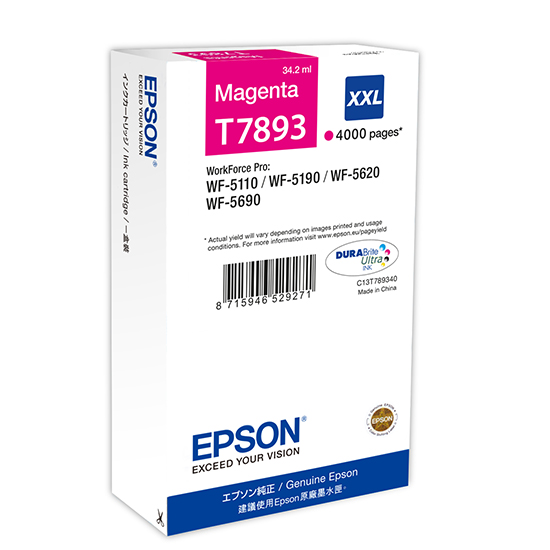 Epson T7893 XXL Magenta