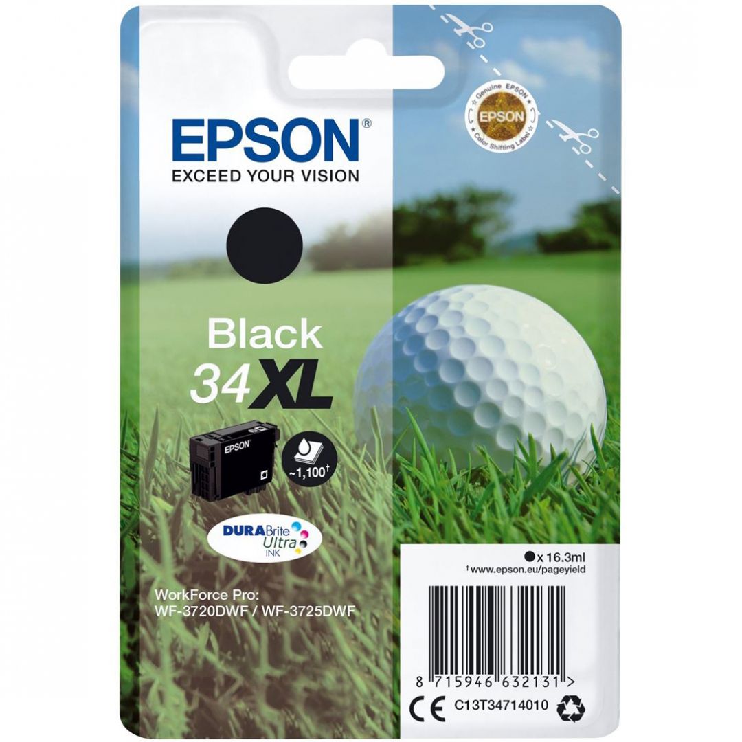 Epson 34XL Singlepack Black