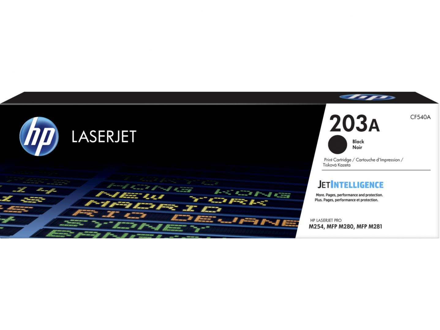 HP CF540A (203A) Black toner