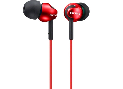 Sony MDR-EX110LPR Earphones Red