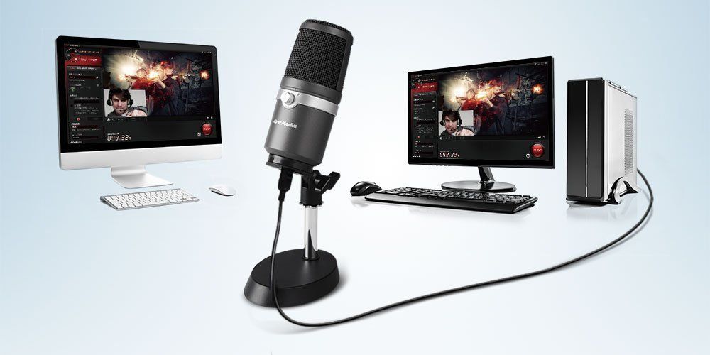 AverMedia AM310 USB Microphone Black