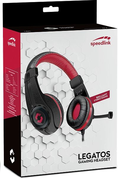 Speedlink Legatos Stereo gaming headset Black