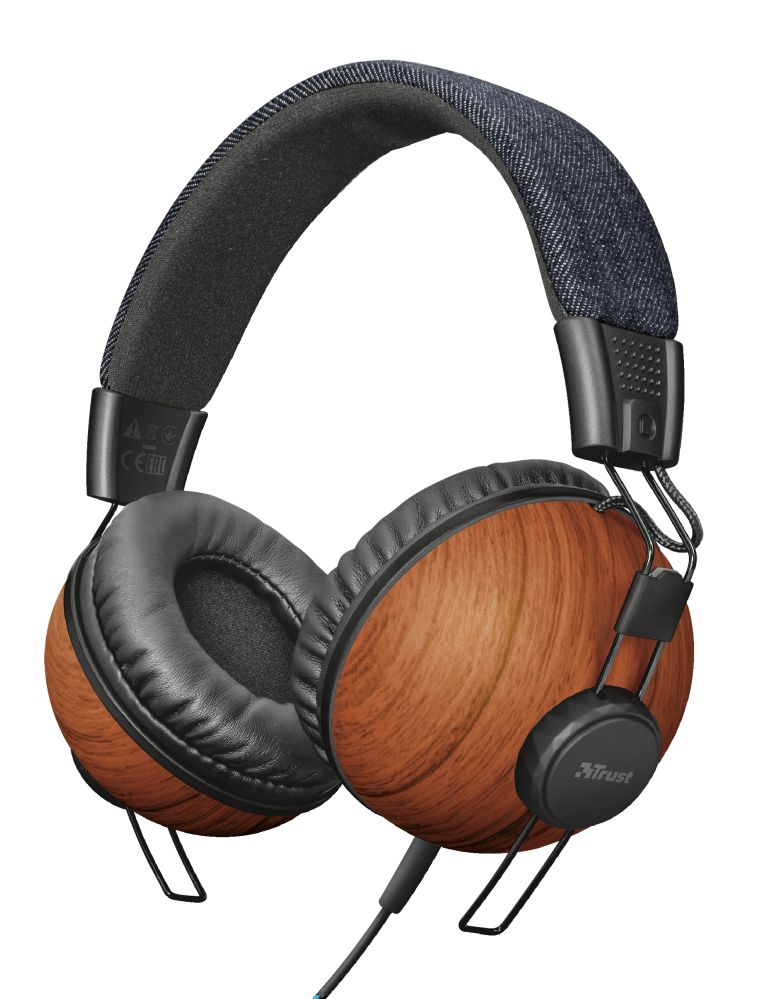 Trust Noma Headset Denim Wood